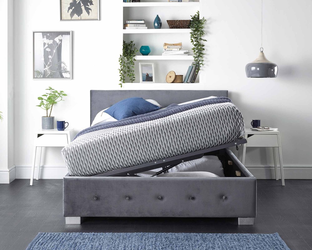 Side Opening Storage Ottoman Bed | Free Delivery | Aspire Store