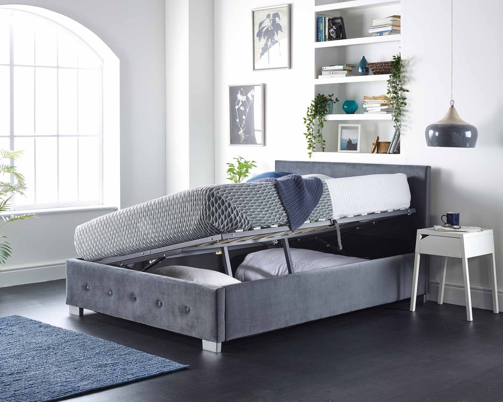 Side Opening Storage Ottoman Bed | Free Delivery | Aspire Store