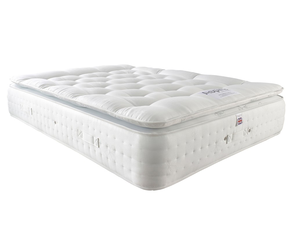 Cashmere 1000 Pocket Pillowtop Mattress white background