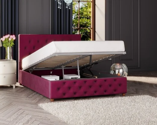 Laurence Llewelyn-Bowen Luna Velvet Ottoman Bed - Aspire 2