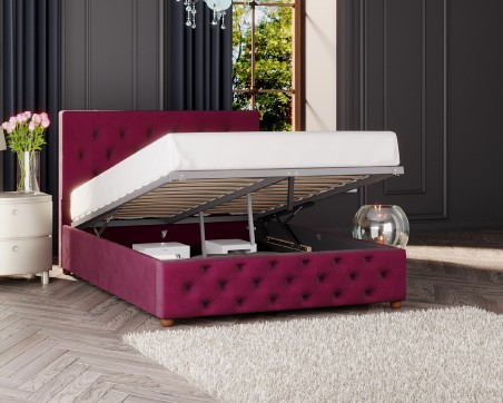 Laurence Llewelyn-Bowen Luna Velvet Ottoman Bed - Aspire