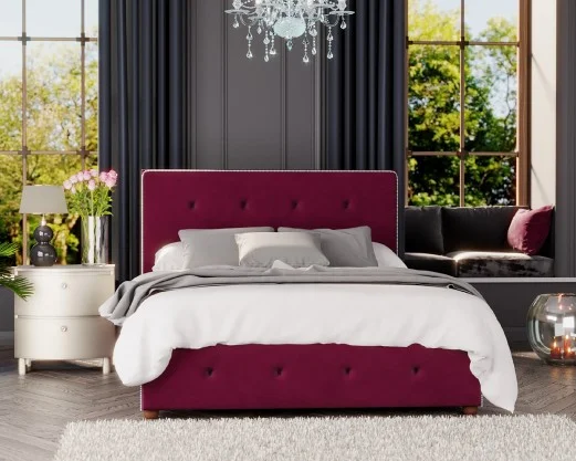 Laurence Llewelyn-Bowen Hesper Velvet Ottoman Bed - Aspire