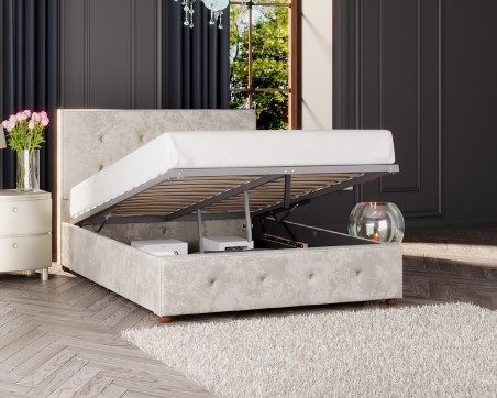 Laurence Llewelyn-Bowen Hesper Velvet Ottoman Bed - Aspire