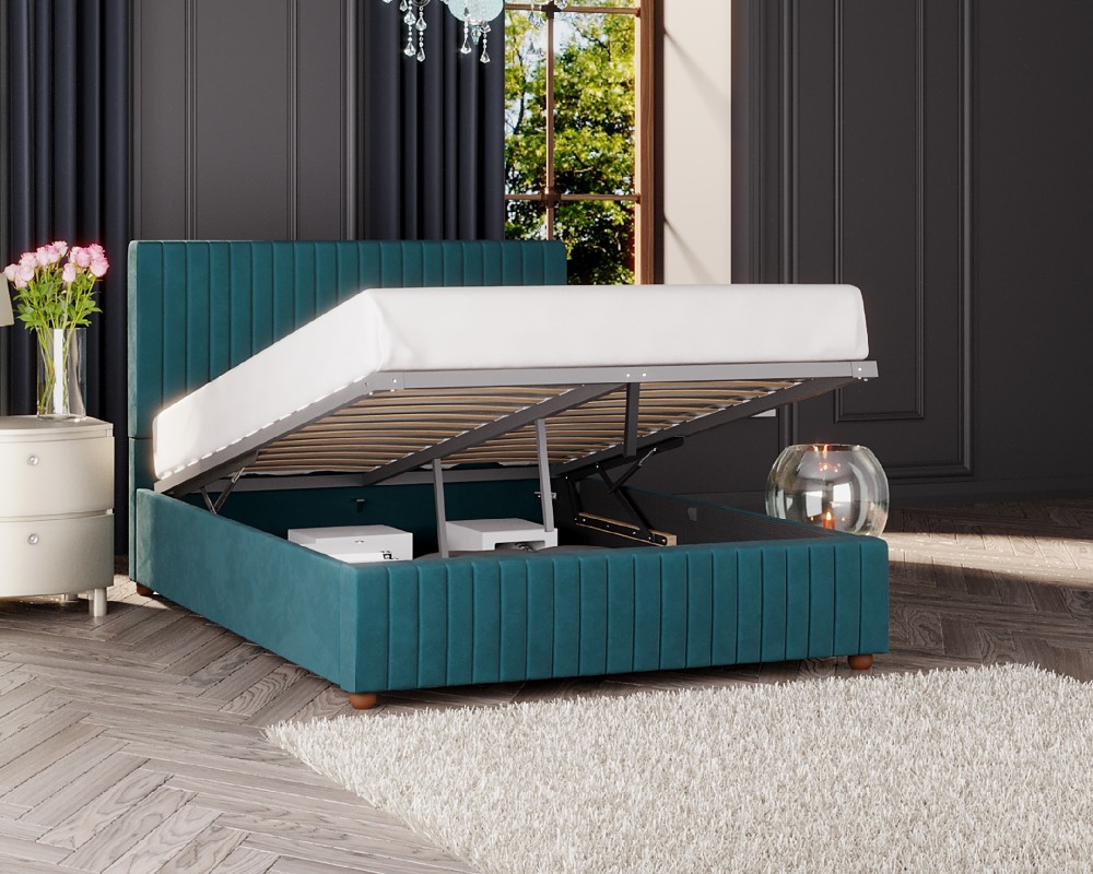 Laurence Llewelyn-Bowen Estella Fabric Ottoman Bed - Aspire