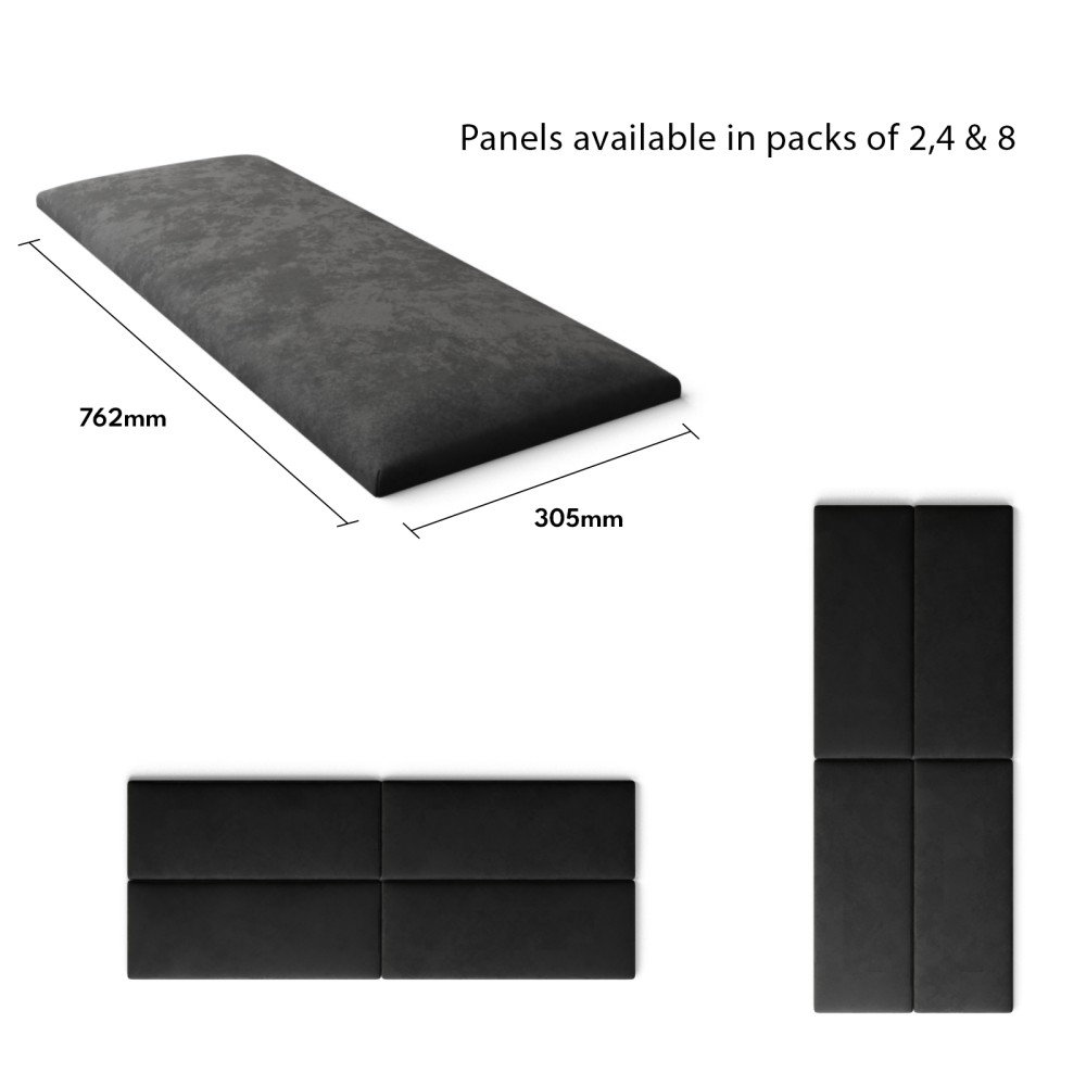 Aspire EasyMount Wall Mounted Upholstered Panels - Modular DIY Headboard