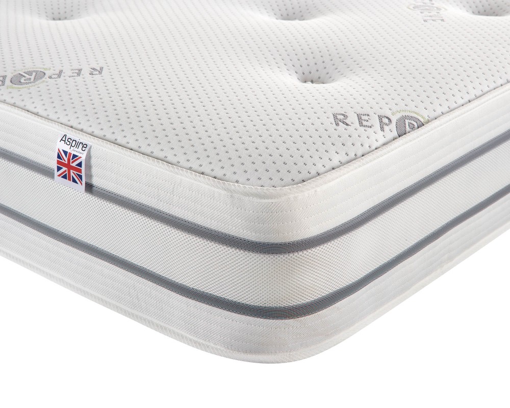 Aspire Eco Reprieve Dual Sided 1000 Pocket+ Mattress