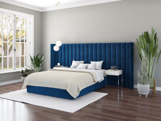 Aspire Grandeur Ottoman Bed With Oversize Wing Headboard