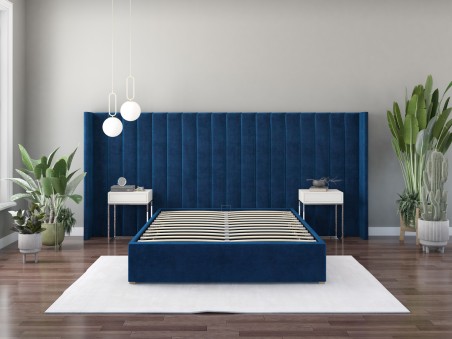 Aspire Grandeur Ottoman Bed With Oversize Wing Headboard