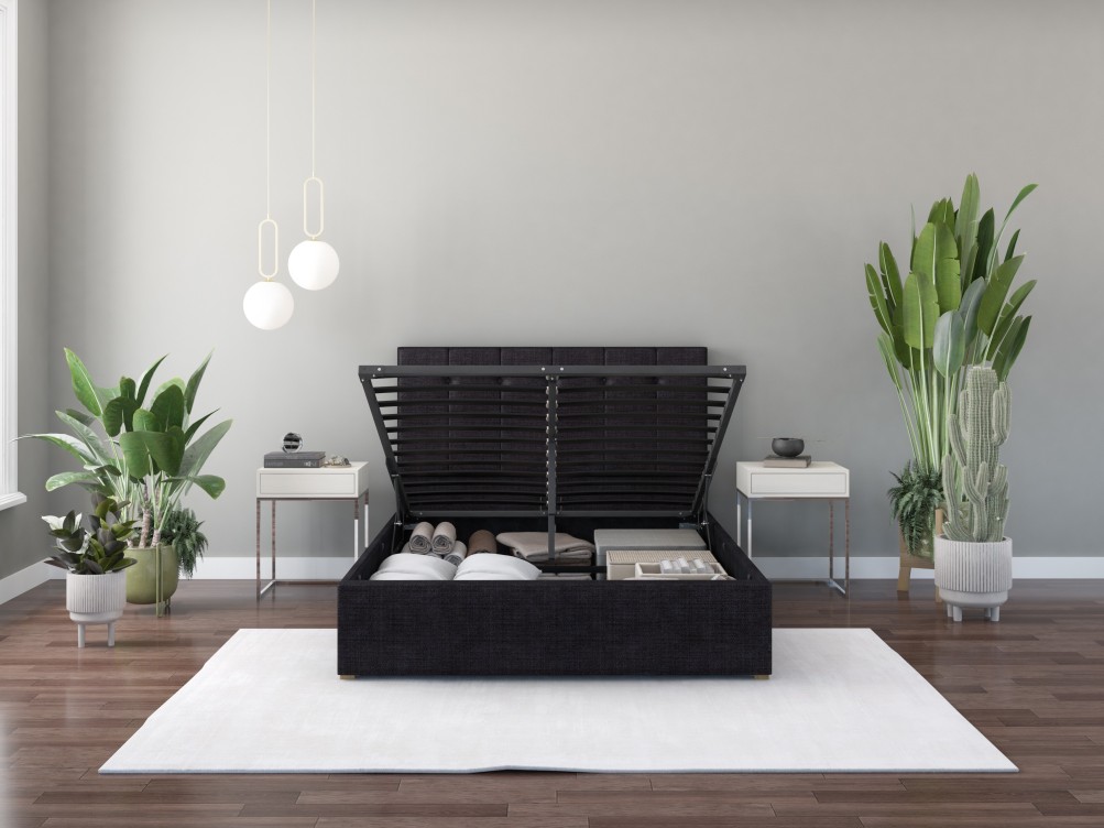 Hepburn Fabric Ottoman Bed – Aspire store