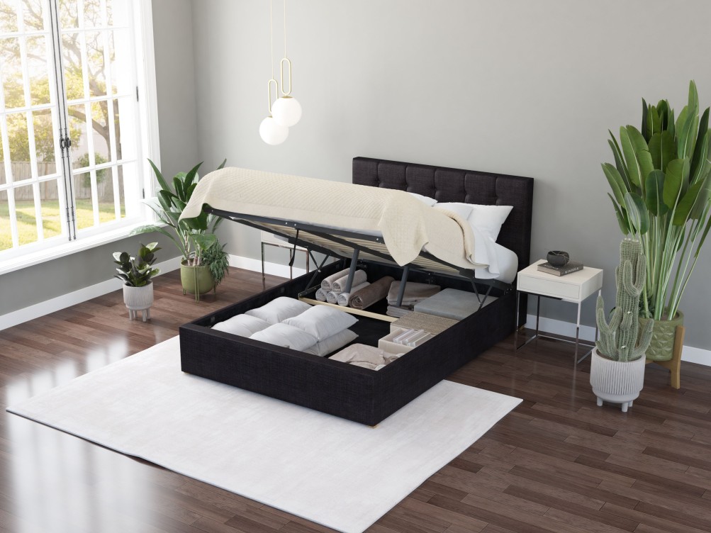 Hepburn Fabric Ottoman Bed – Aspire store