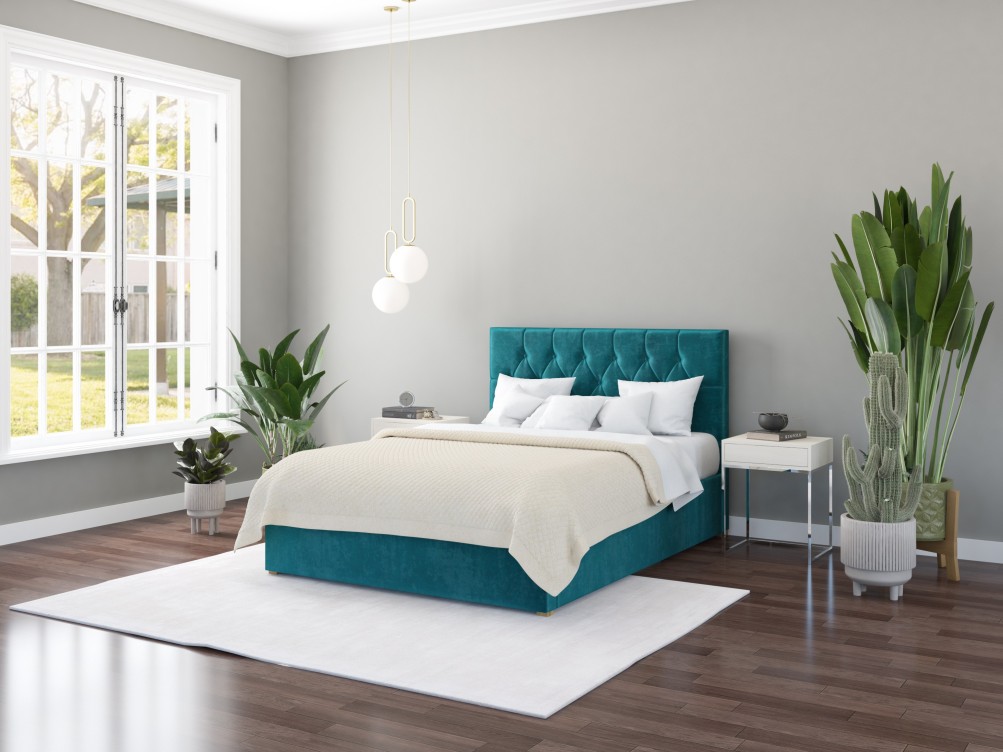 Olivier Fabric Ottoman Bed | UK Handmade | Aspire Store