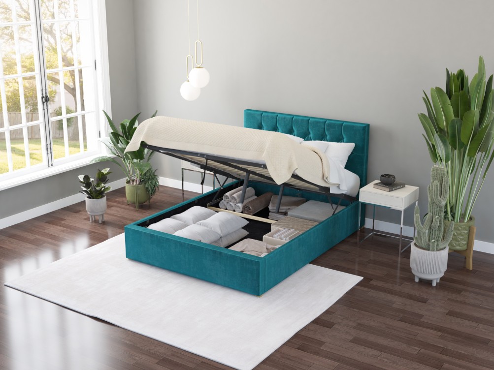 Olivier Fabric Ottoman Bed | UK Handmade | Aspire Store