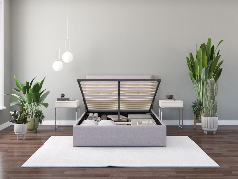 Presley Fabric Ottoman Bed – Aspire store