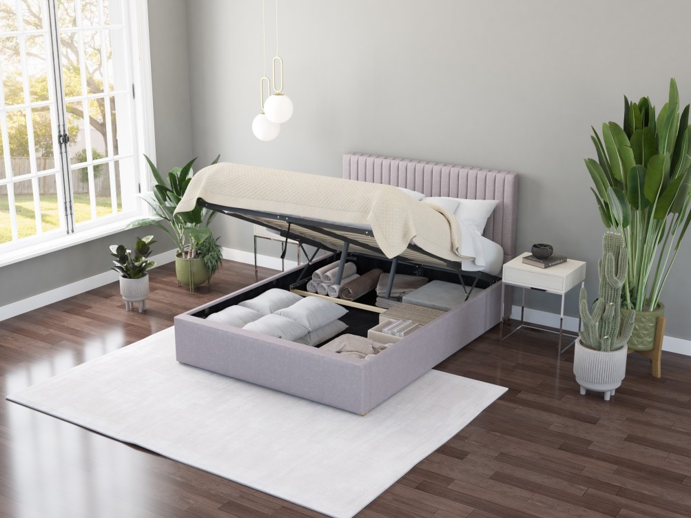 Grant Upholstered Ottoman Bed | UK Handcrafted | Aspire Store