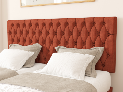 Monroe Headboard 60cm| Chesterfield Upholstered | Aspire Store