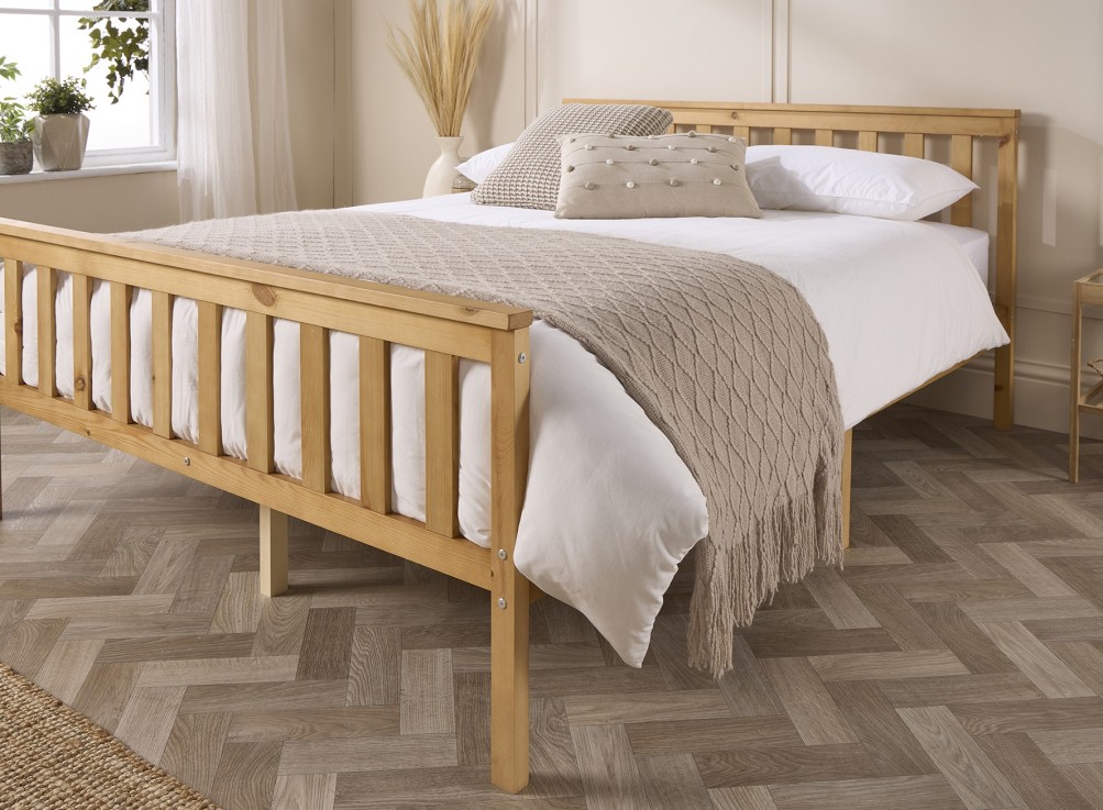 Pacific Solid Wood Bed Frame | Single to Super King | Aspire