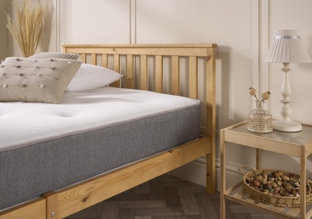 Pacific Solid Wood Bed Frame | Single to Super King | Aspire