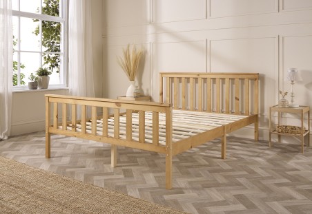 Pacific Solid Wood Bed Frame | Single to Super King | Aspire