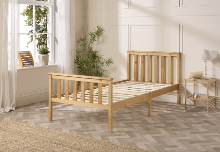 Pacific Solid Wood Bed Frame | Single to Super King | Aspire