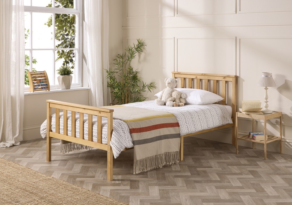 Pacific Solid Wood Bed Frame | Single to Super King | Aspire